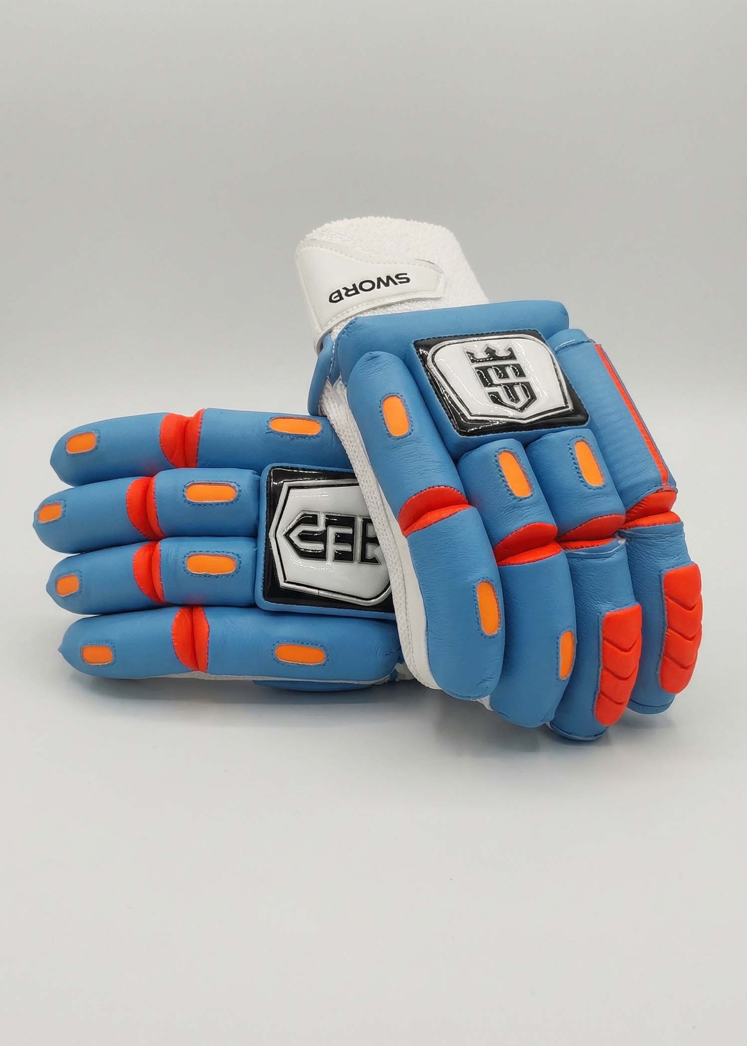 Sword Knight Pro Blue Batting Gloves