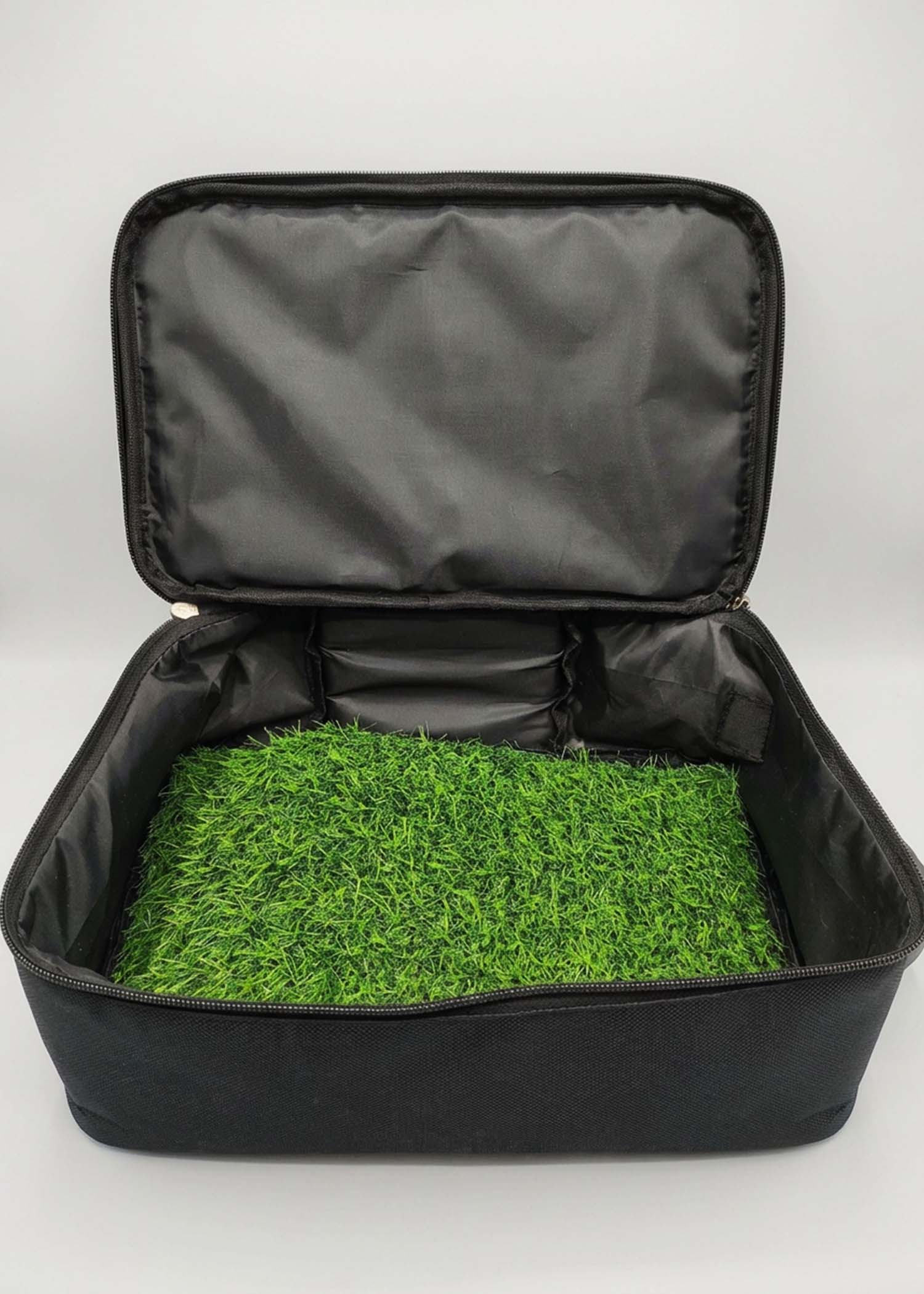 Sword Black Leather Shoe Bag - Image 3