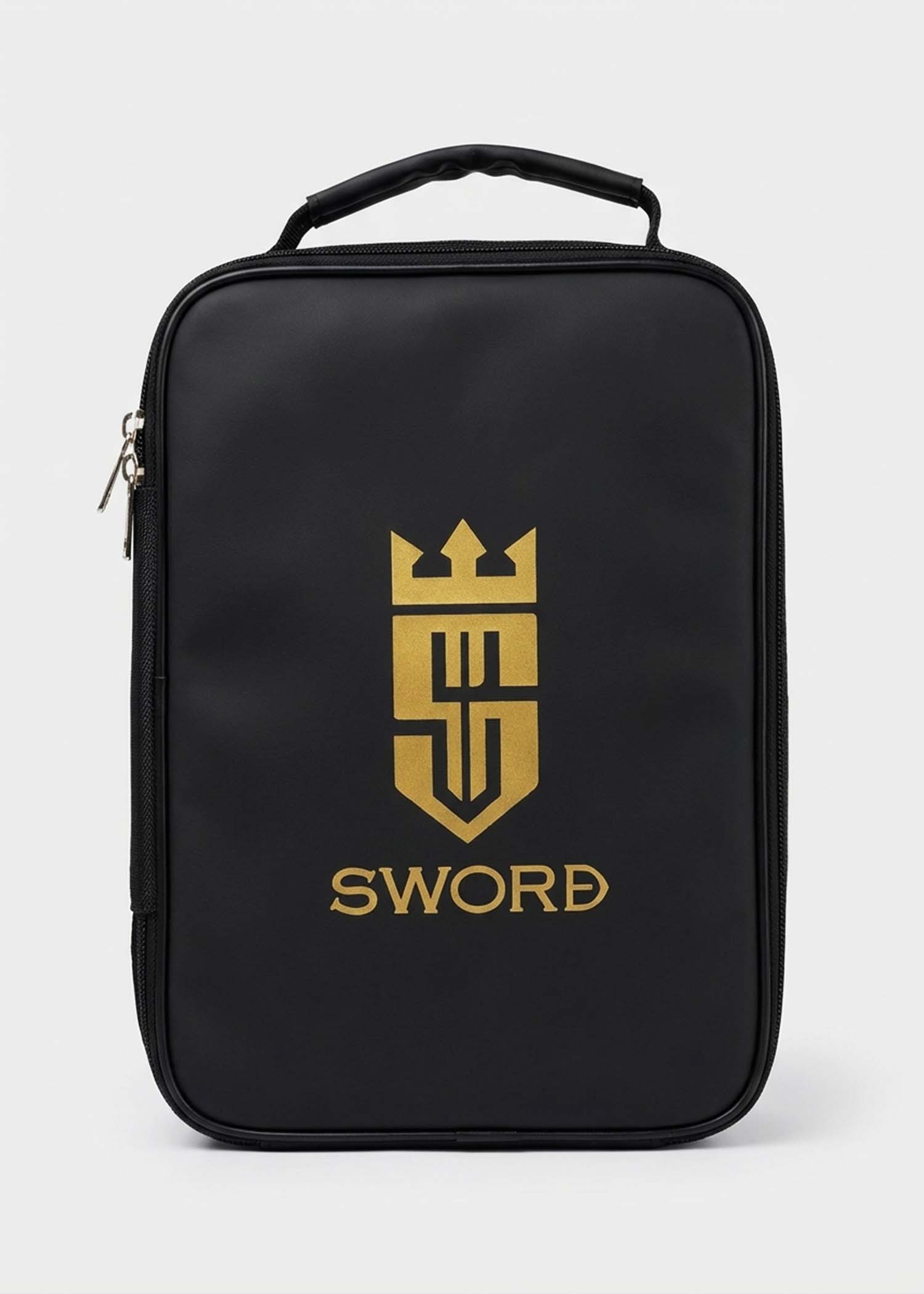 Sword Black Leather Shoe Bag - Image 2
