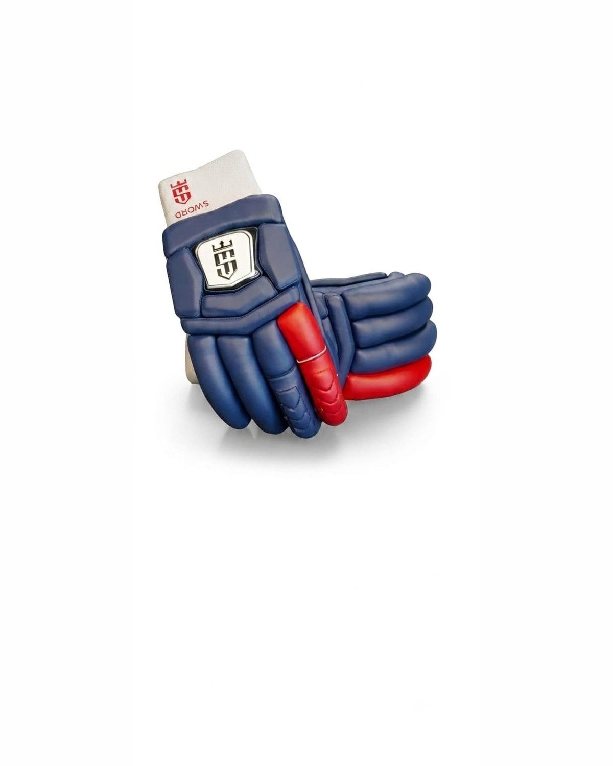 Sword Warrior L.E batting gloves in navy blue and red