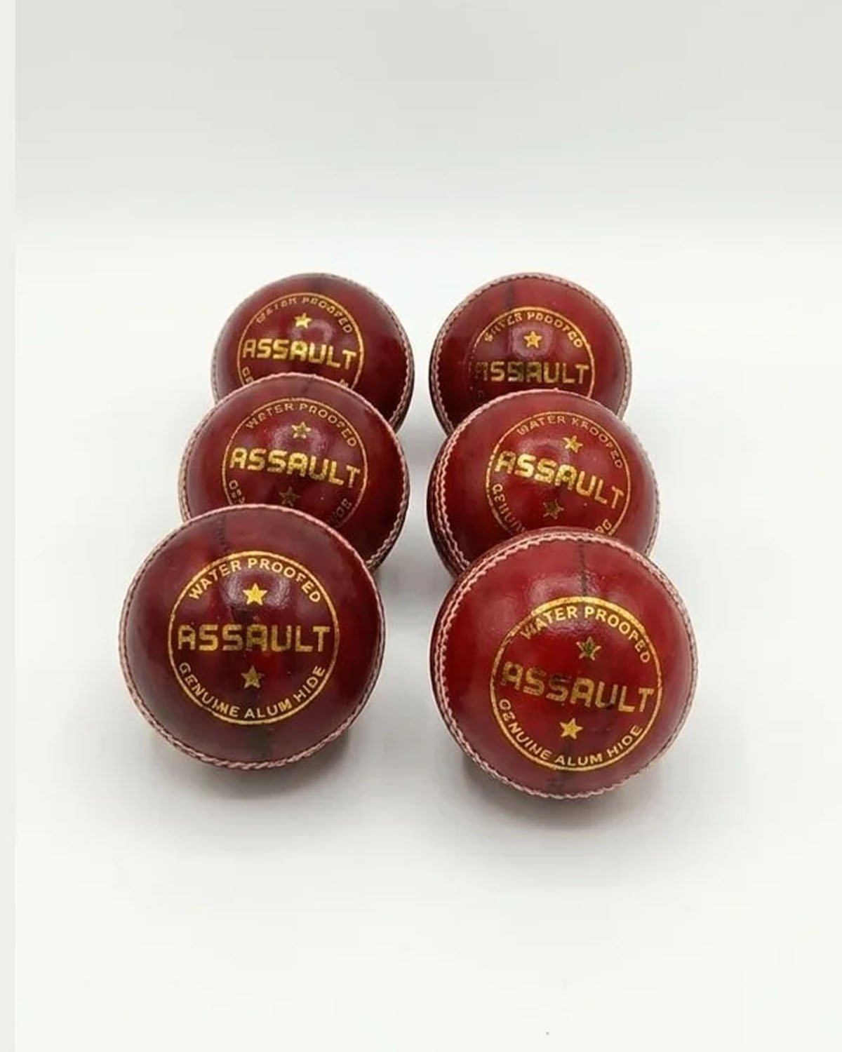 Assault cricket balls - Red